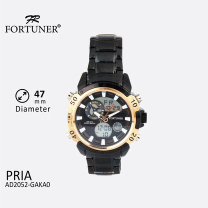 Fortuner Jam Tangan Sport Digital Analog Pria Water Resistant Delfo