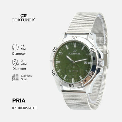 Fortuner Jam Tangan Pria Analog Strap Stainless Milanese Sedgwick