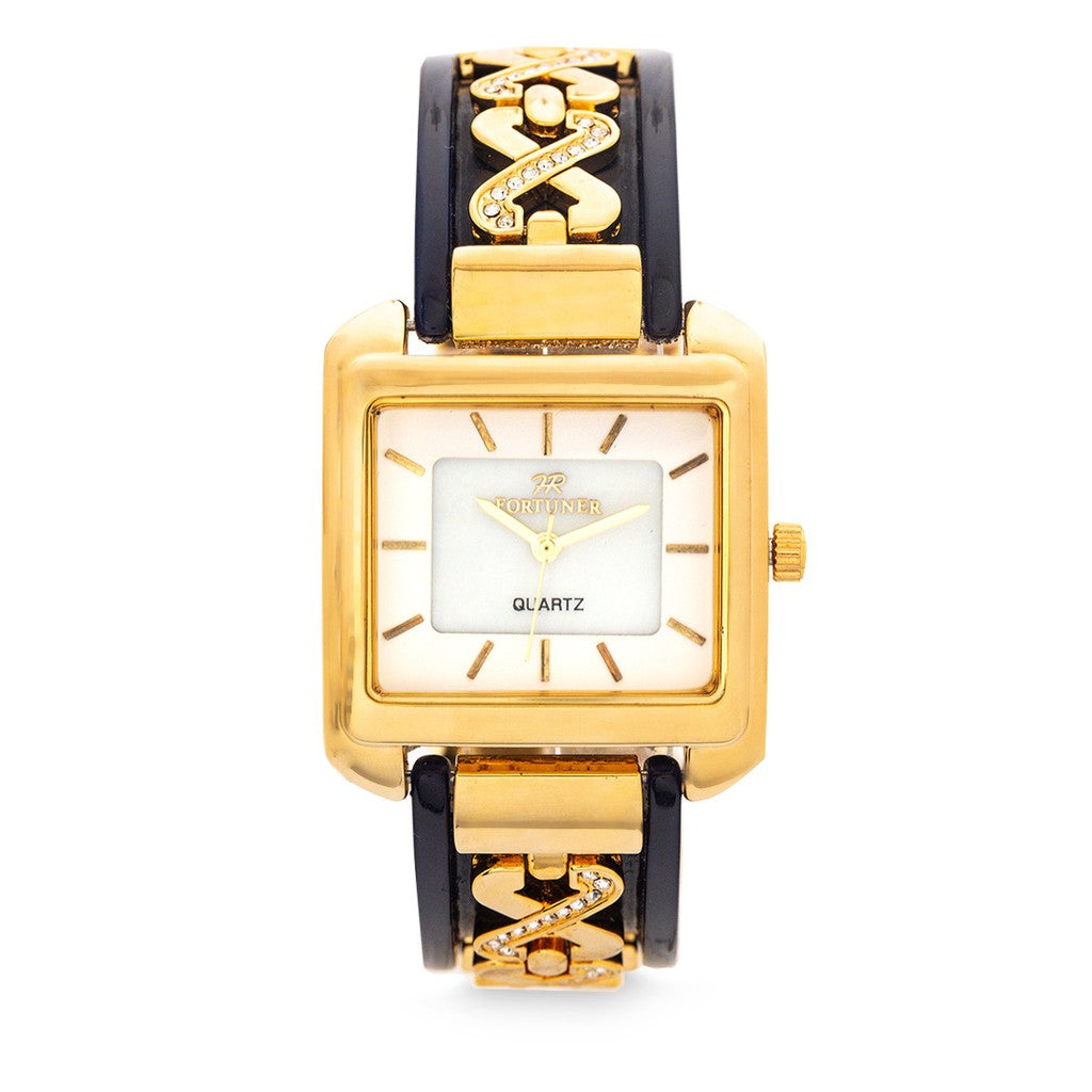 Fortuner Jam Tangan Analog Wanita Gold Water Resist Belinda