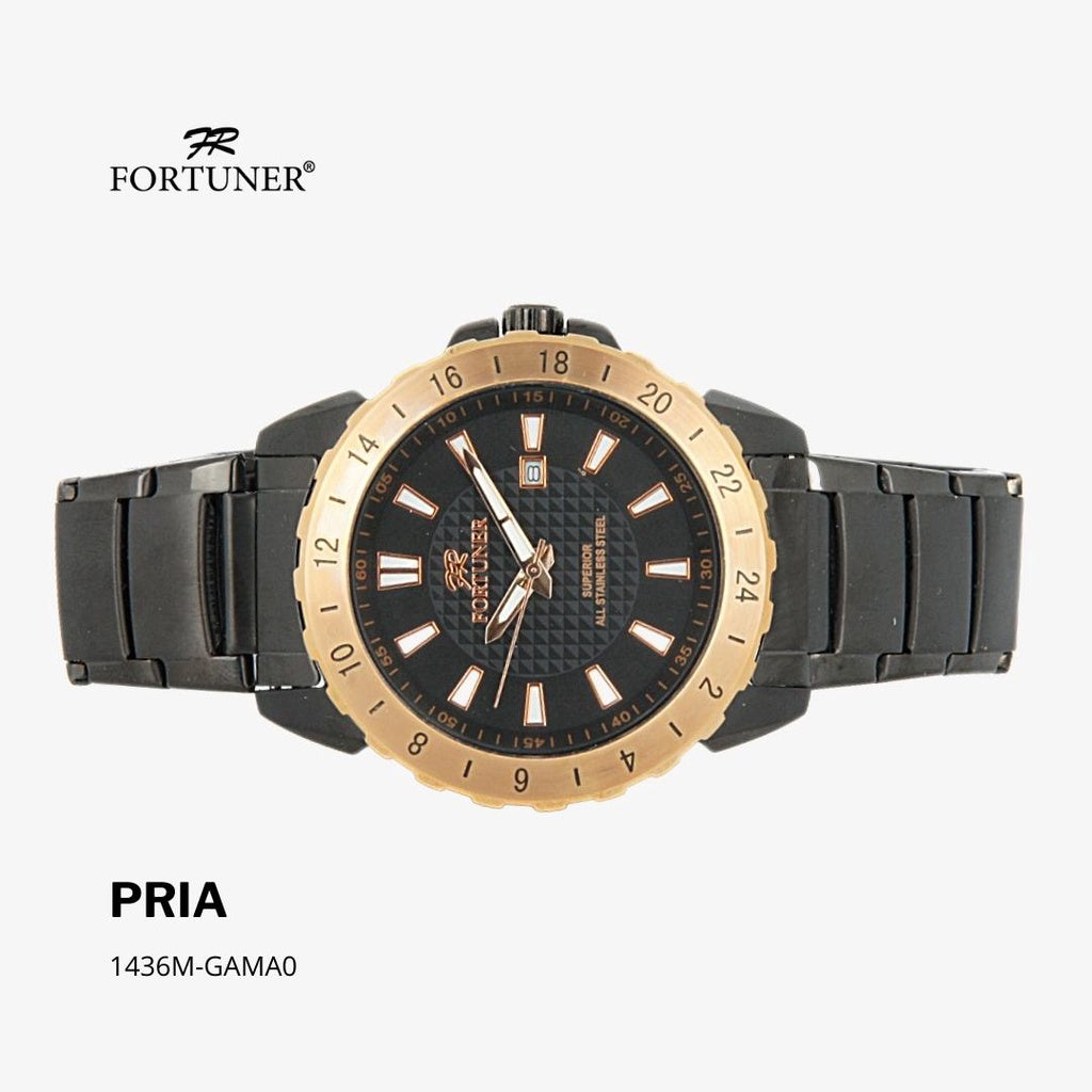 Fortuner Jam Tangan Pria Analog Water Resist Superior All Stainless Consalvo