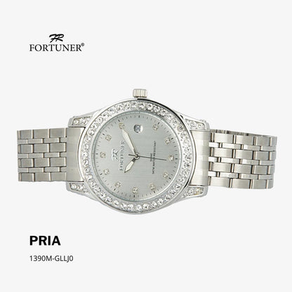 Fortuner Jam Tangan Analog Pria Water Resistant Rantai Hamlyn