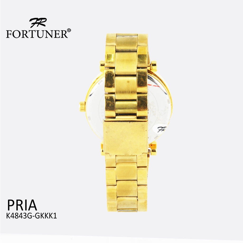 Fortuner Jam Tangan Analog Pria Water Resistant Deerborn