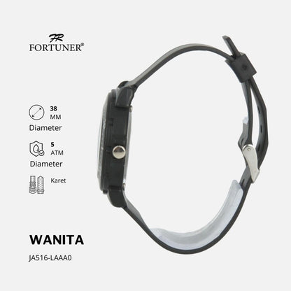 Fortuner Jam Tangan Analog Wanita Water Resistant Rubber Penelope