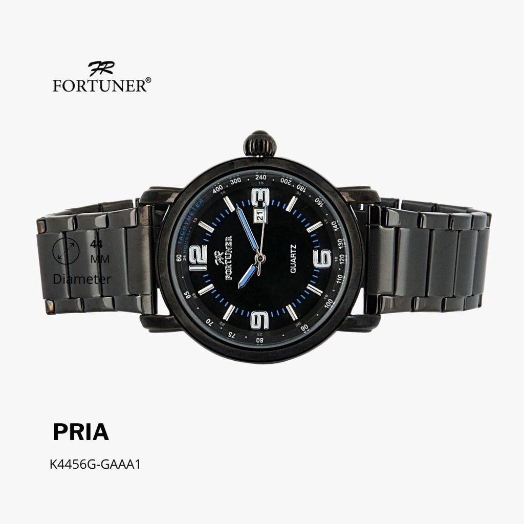 Fortuner Jam Tangan Analog Pria Water Resistant Rantai Hiroshi