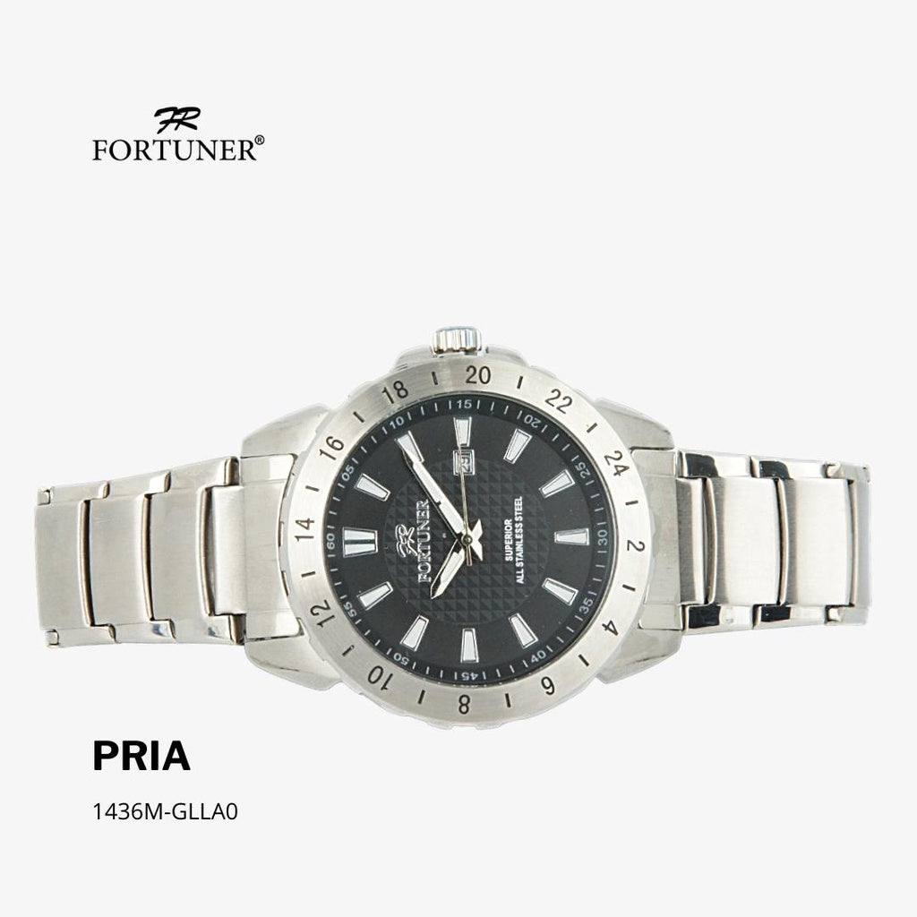 Fortuner Jam Tangan Pria Analog Water Resist Superior All Stainless Consalvo