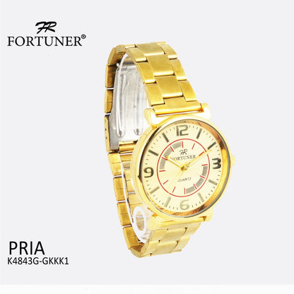 Fortuner Jam Tangan Analog Pria Water Resistant Deerborn