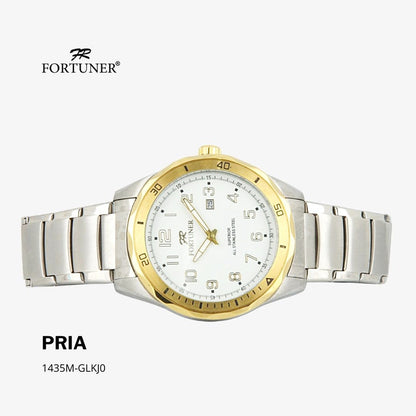 Fortuner Jam Tangan Pria Analog Water Resist Superior All Stainless Halten