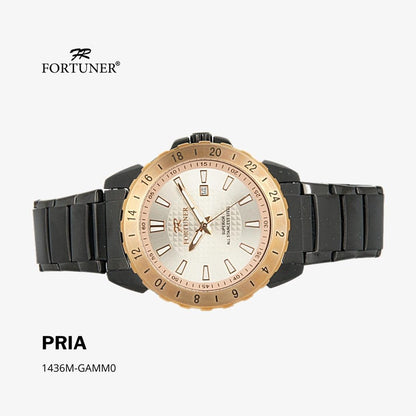 Fortuner Jam Tangan Pria Analog Water Resist Superior All Stainless Consalvo