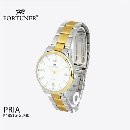 Fortuner Jam Tangan Analog Pria Water Resistant Rantai Dempsey