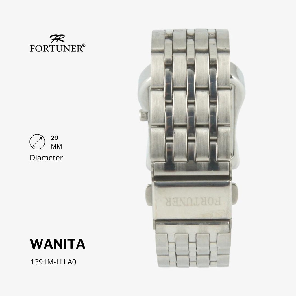 Fortuner Jam Tangan Fashion Classic Analog Wanita Water Resistant Rantai Yettie