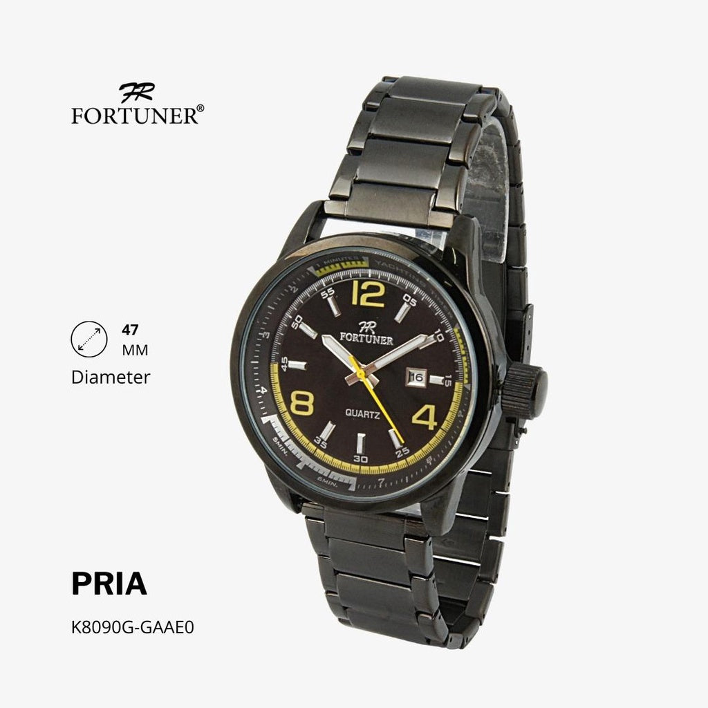 Fortuner Jam Tangan Analog Pria Water Resistant Rantai Hale