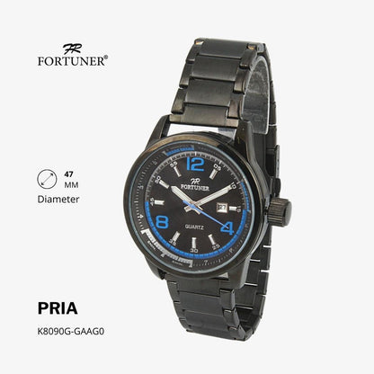 Fortuner Jam Tangan Analog Pria Water Resistant Rantai Hale