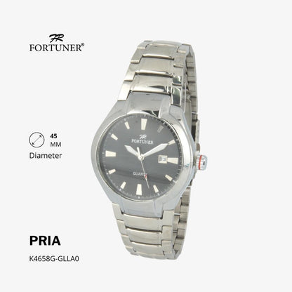 Fortuner Jam Tangan Analog Pria Water Resistant Rantai Thomas