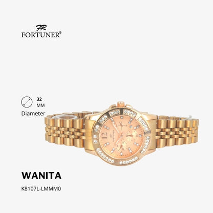 Fortuner Jam Tangan Wanita Analog Water Resist Rantai Ximena