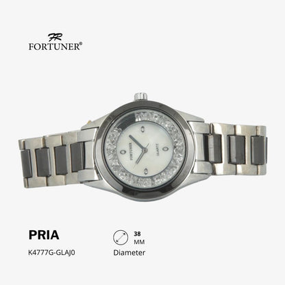 Fortuner Jam Tangan Pria Analog Gold Silver Water Resistant Harrisson