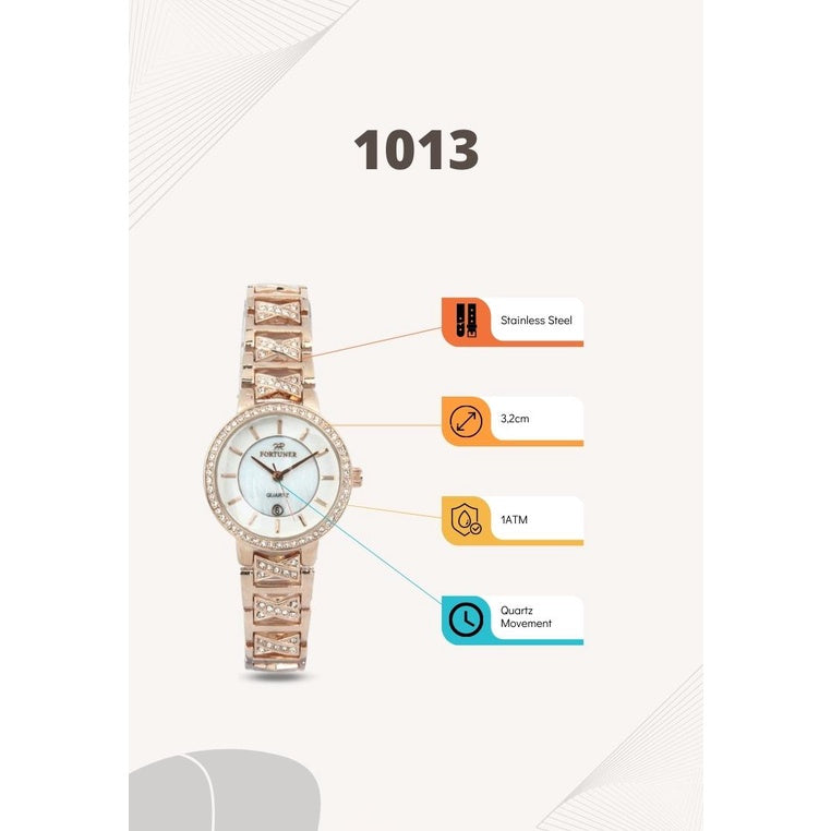 Fortuner Jam Tangan Analog Wanita Water Resistant Jane