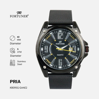 Fortuner Jam Tangan Pria Analog Water Resistant Milanese Bogdan