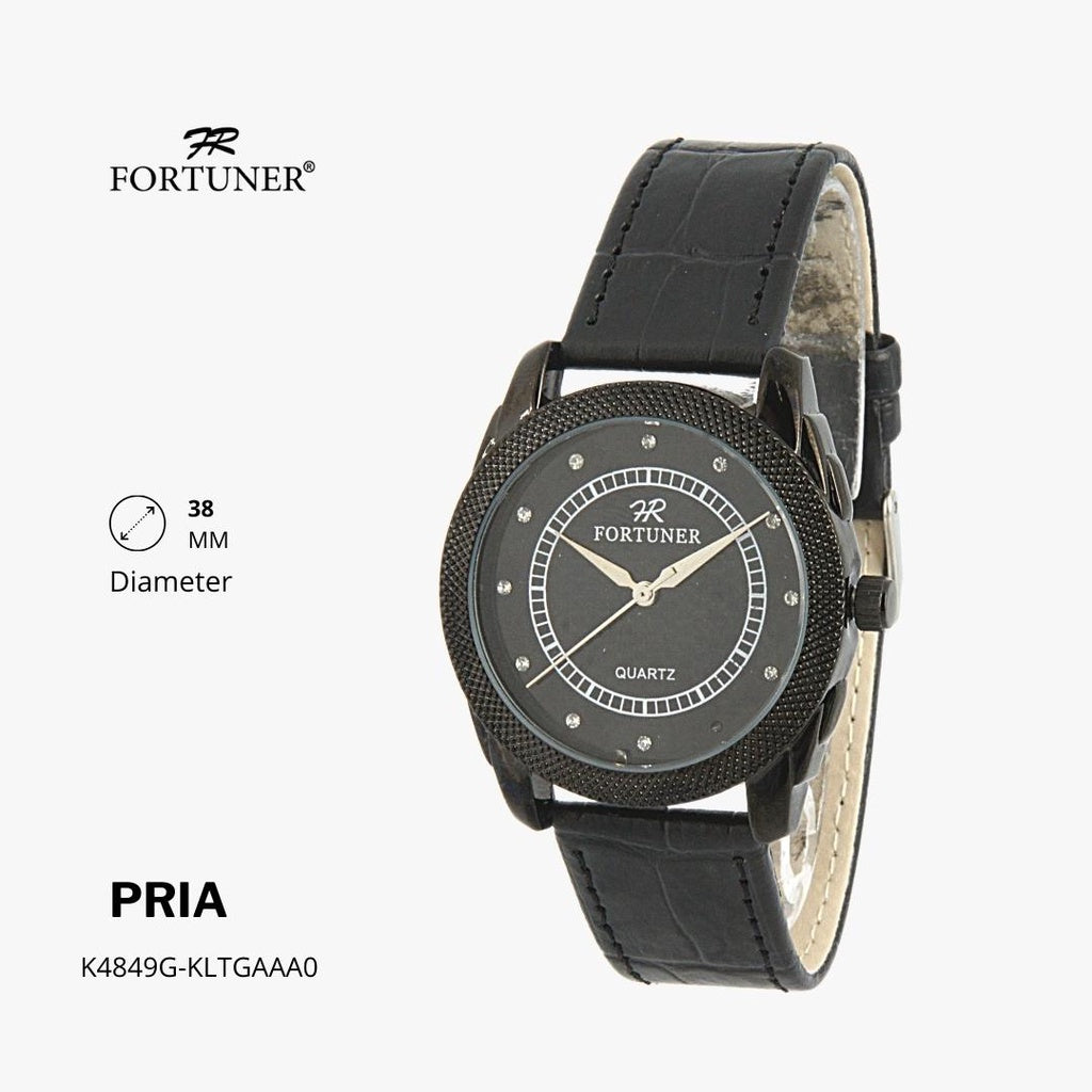 Fortuner Jam Tangan Pria Analog Water Resist Kulit Hamelin