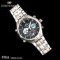 Fortuner Jam Tangan Double Time Stainless Water Resist Pria Arloji Watch S8006