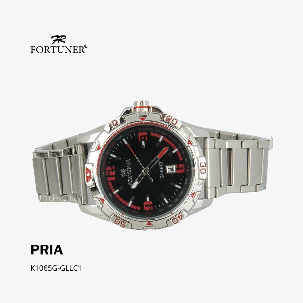 Fortuner Jam Tangan Analog Pria Water Resistant Rantai William