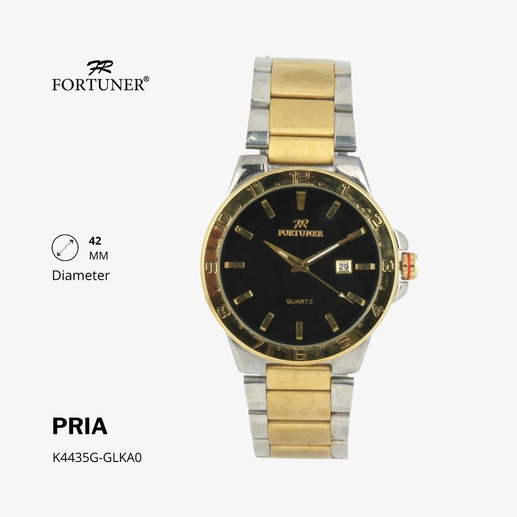 Fortuner Jam Tangan Analog Pria Water Resistant Hewlett