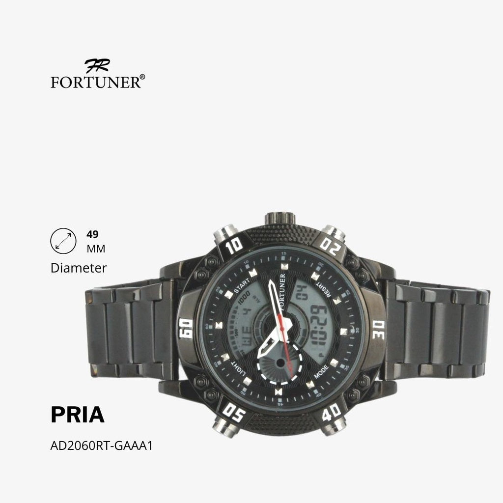 Fortuner Jam Tangan Analog Pria Water Resistant Halsey