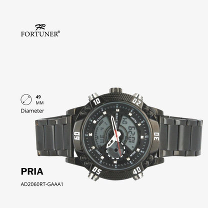 Fortuner Jam Tangan Analog Pria Water Resistant Halsey