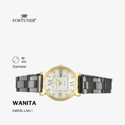 Fortuner Jam Tangan Analog Wanita Water Resistant Rantai Yamuna