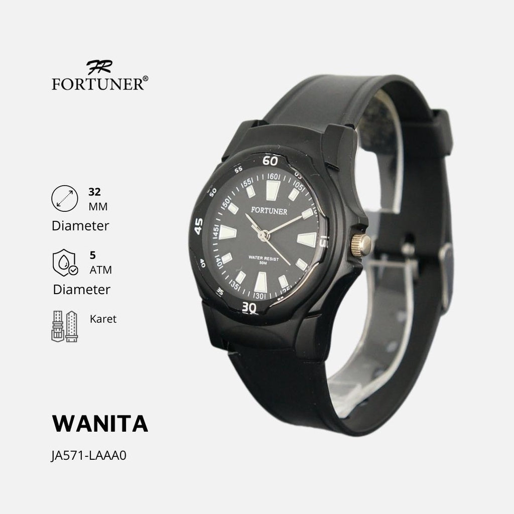 Fortuner Jam Tangan Analog Wanita Water Resistant Zoreena