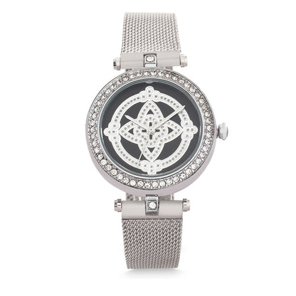 Fortuner Jam Tangan Wanita Analog Water Resistant Silver Aley