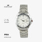 Fortuner Jam Tangan Fashion Pria Analog Water Resistant Rantai Stainless Silver Heinrich