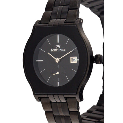 Fortuner Jam Tangan Pria Analog Black Water Resistant Akshay