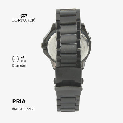 Fortuner Jam Tangan Analog Pria Water Resistant Rantai Hiromi