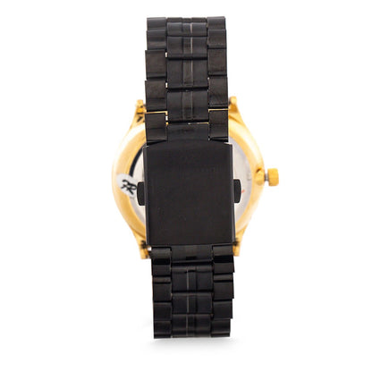 Fortuner Jam Tangan Pria Analog Black Gold Water Resistant Arnet