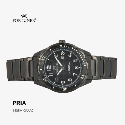 Fortuner Jam Tangan Pria Analog Water Resist Superior All Stainless Halten