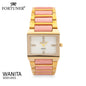 Fortuner Jam Tangan Analog Wanita Gold Water Resist Cora