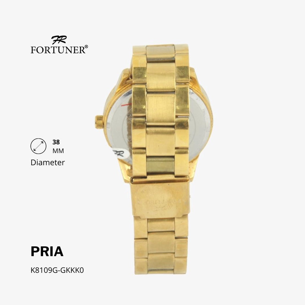 Fortuner Jam Tangan Analog Pria Water Resistant Rantai Halsy