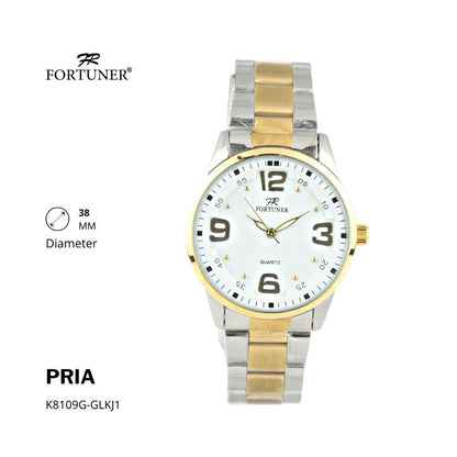 Fortuner Jam Tangan Analog Pria Water Resistant Rantai Dilbert