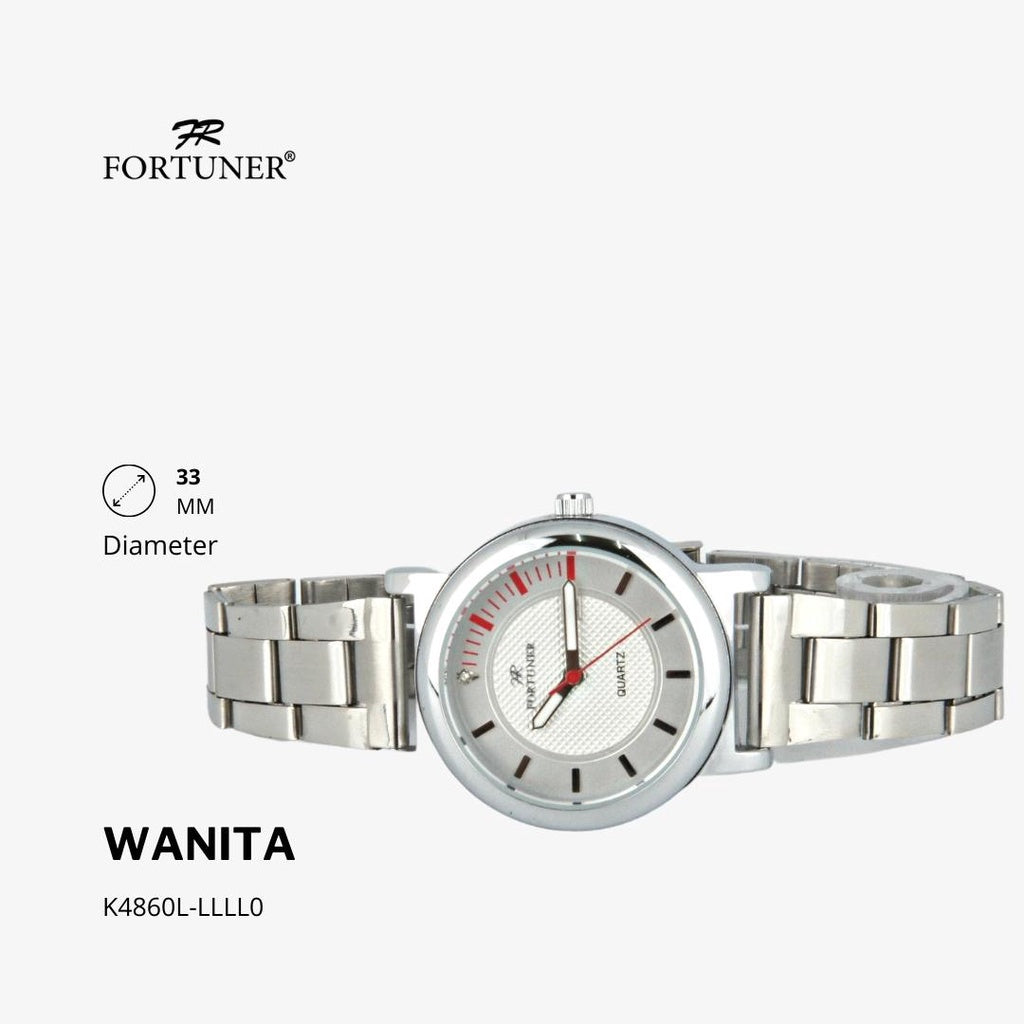 Fortuner Jam Tangan Fashion Analog Wanita Water Resistant Rantai Yanixia