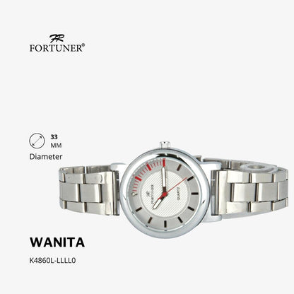 Fortuner Jam Tangan Fashion Analog Wanita Water Resistant Rantai Yanixia