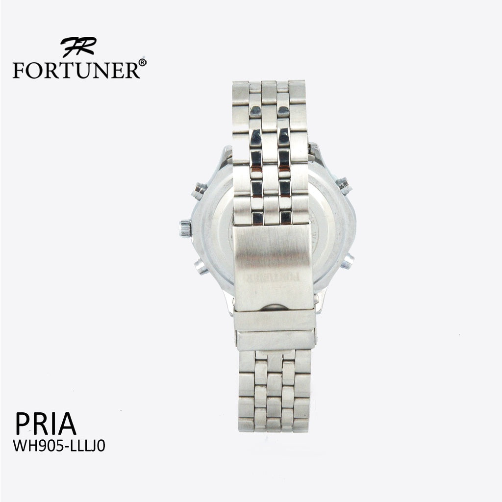 Fortuner Jam Tangan Analog LED Pria Water Resistant Fletcher