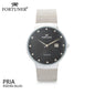 Fortuner Jam Tangan Analog Pria Silver Putih Water Resistant Aeson