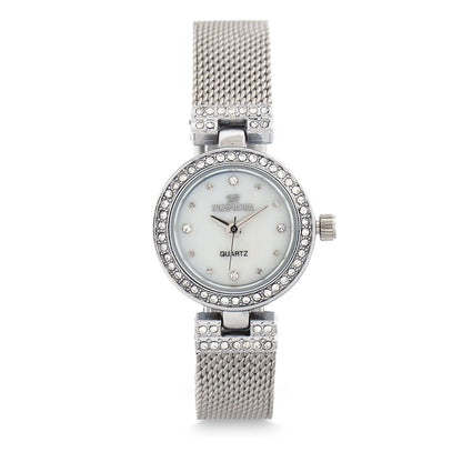 Fortuner Jam Tangan Analog Wanita Silver Water Resist Beth