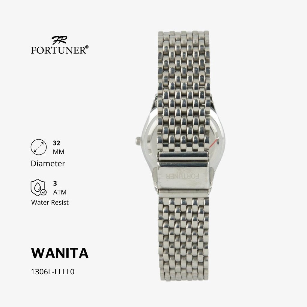 Fortuner Jam Tangan Analog Wanita Water Resistant Rantai Yolaiza