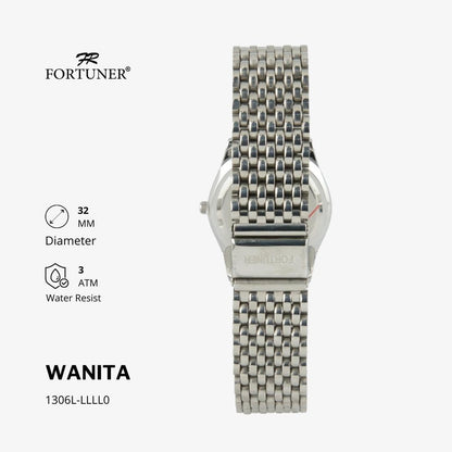 Fortuner Jam Tangan Analog Wanita Water Resistant Rantai Yolaiza