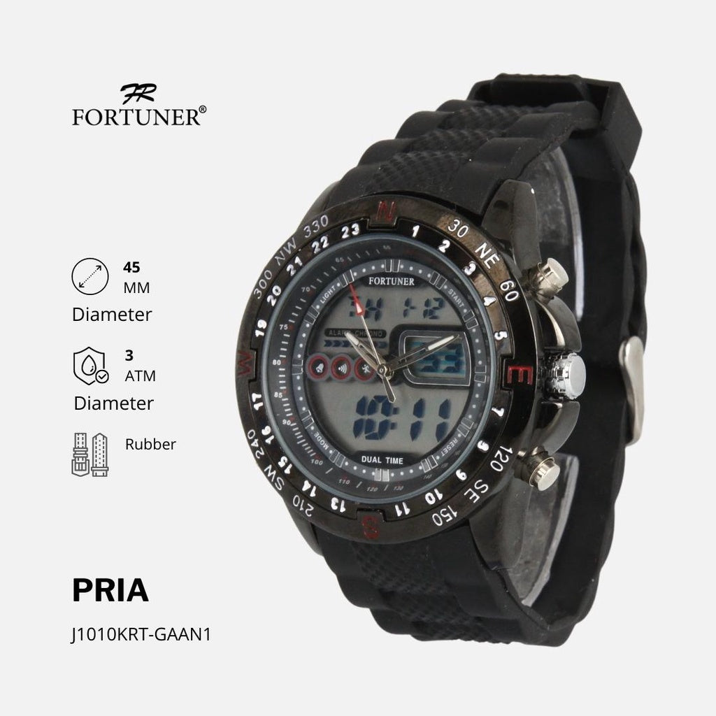 Fortuner Jam Tangan Pria Analog-Digital Strap Arian