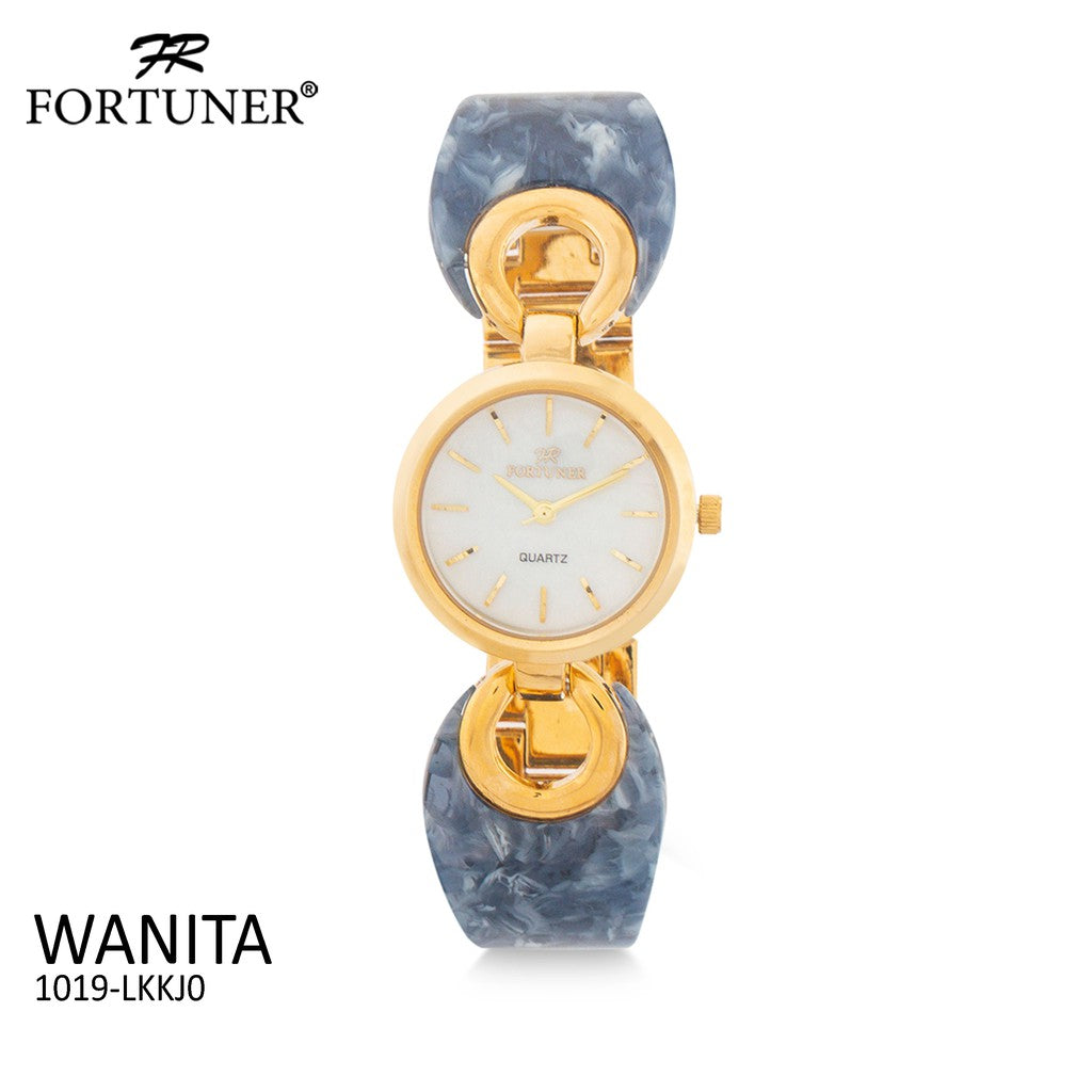 Fortuner Jam Tangan Analog Wanita Gold Water Resist Brisia