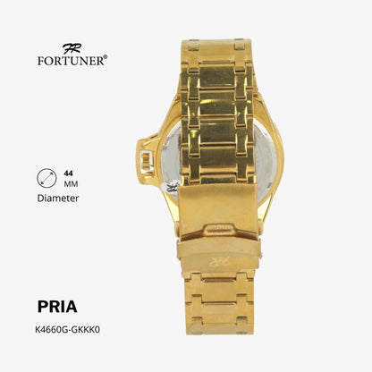 Fortuner Jam Tangan Analog Pria Water Resistant Rantai Haden