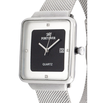 Fortuner Jam Tangan Analog Pria Silver Water Resistant Bennet