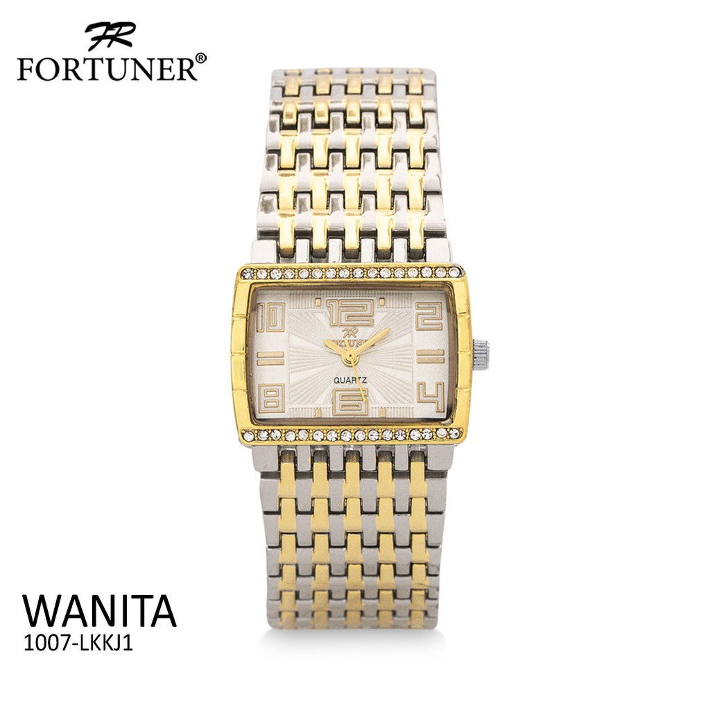 Fortuner Jam Tangan Analog Wanita Gold Water Resist Beatrice